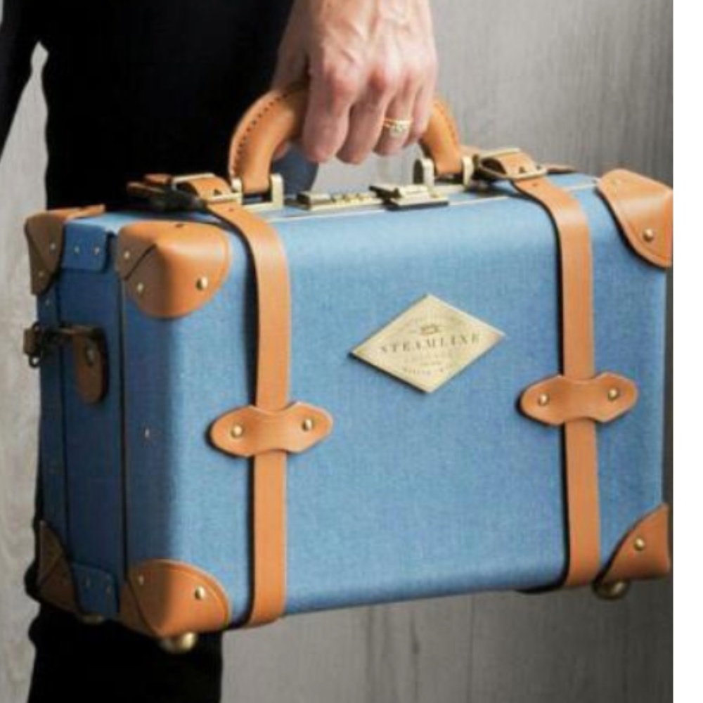In Search Of!! Steamline Luggage Denim Train Case